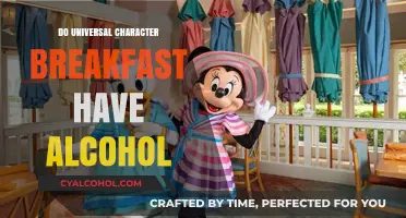 Universal Character Breakfast: Alcohol Availability Explained for Guests