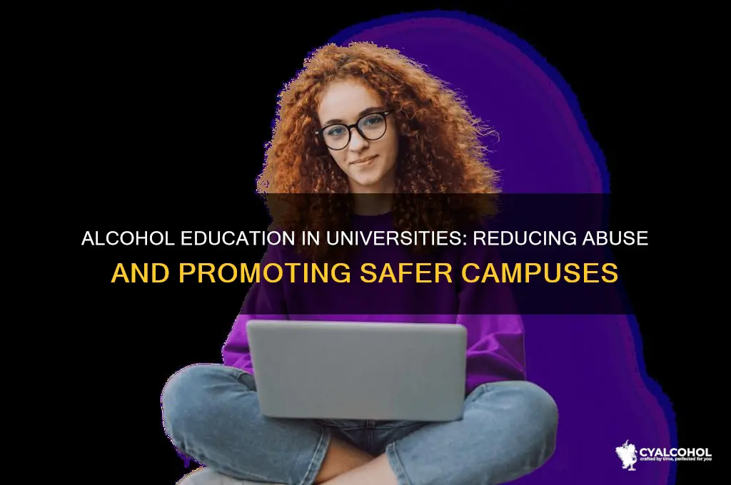 do universities with alcohol education have less abuse