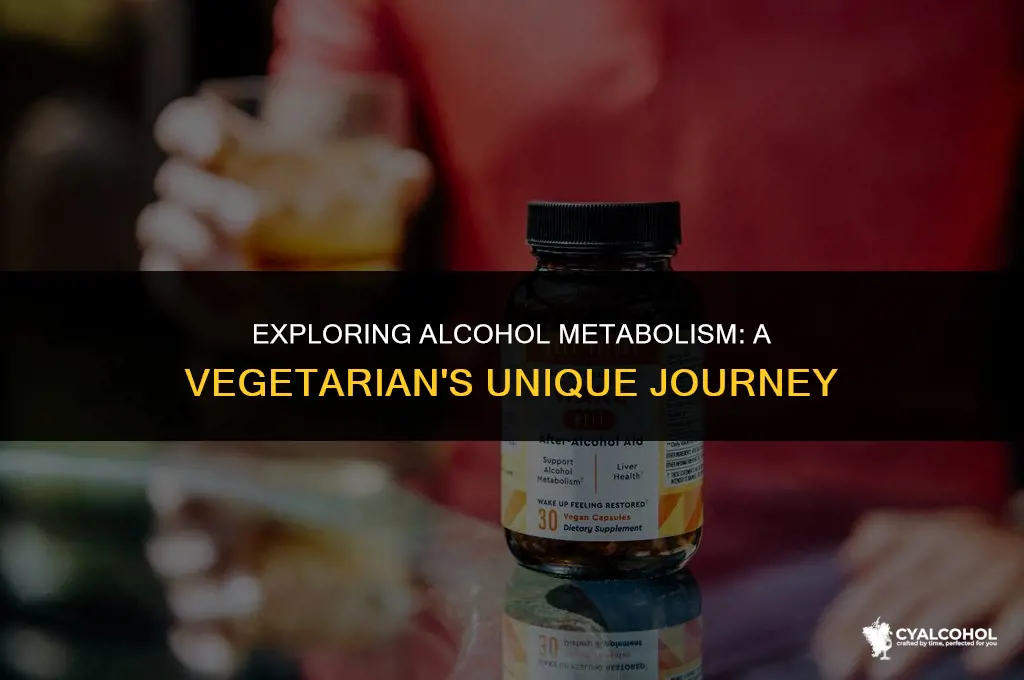 do vegetarians process alcohol differently