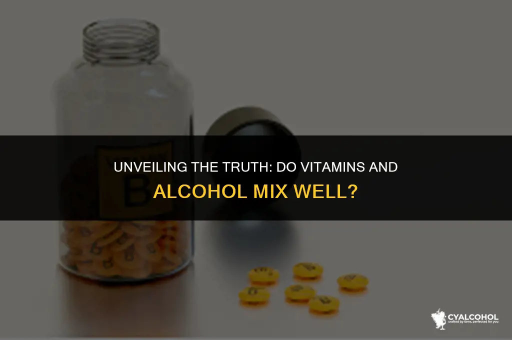 do vitamins interact with alcohol