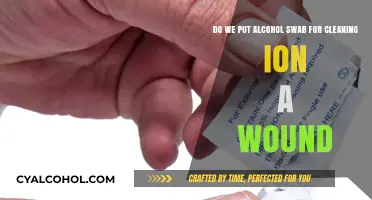 Alcohol Swabs: Effective Wound Cleaning Solution?
