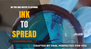How to Spread Alcohol Ink with Water?