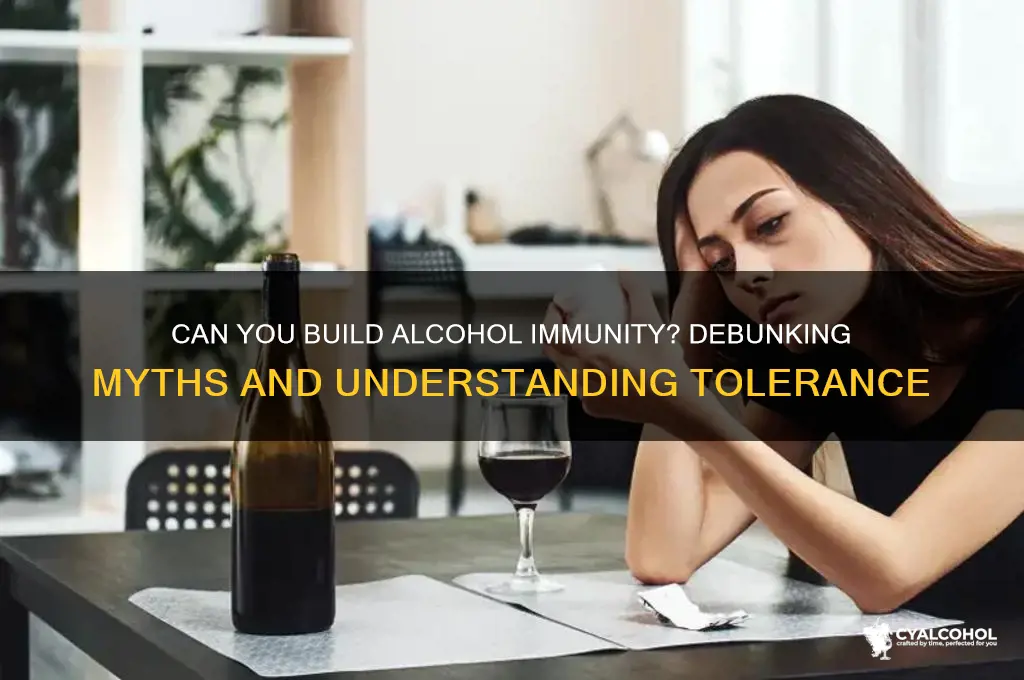 do you become immune to alcohol