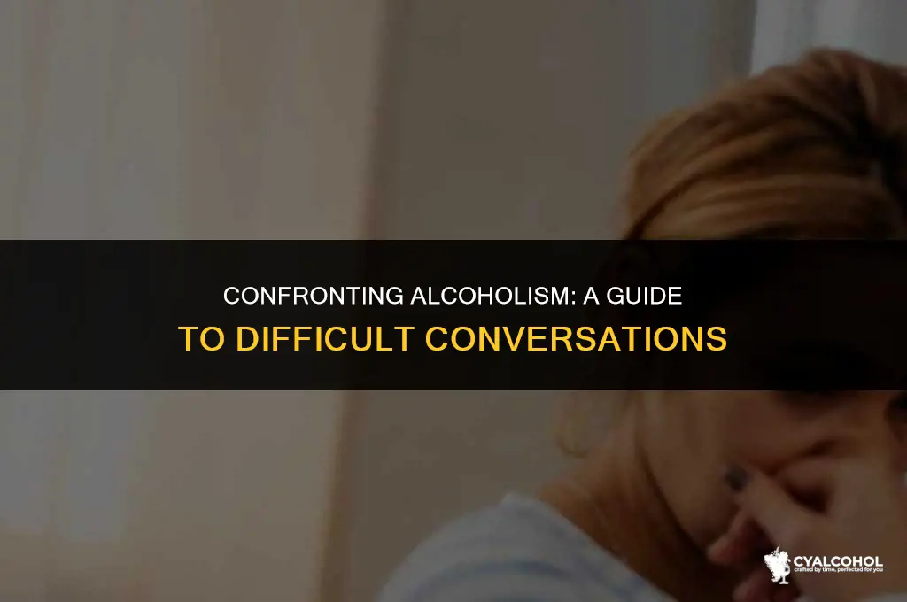 do you confront an alcoholic