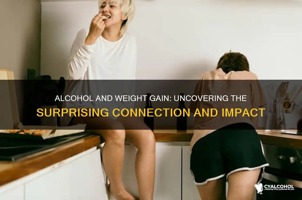 do you gain weight with alcohol