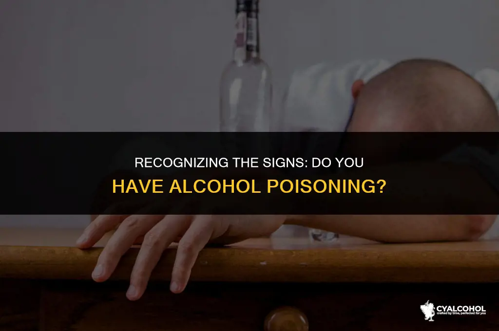 do you have alcohol poisoning