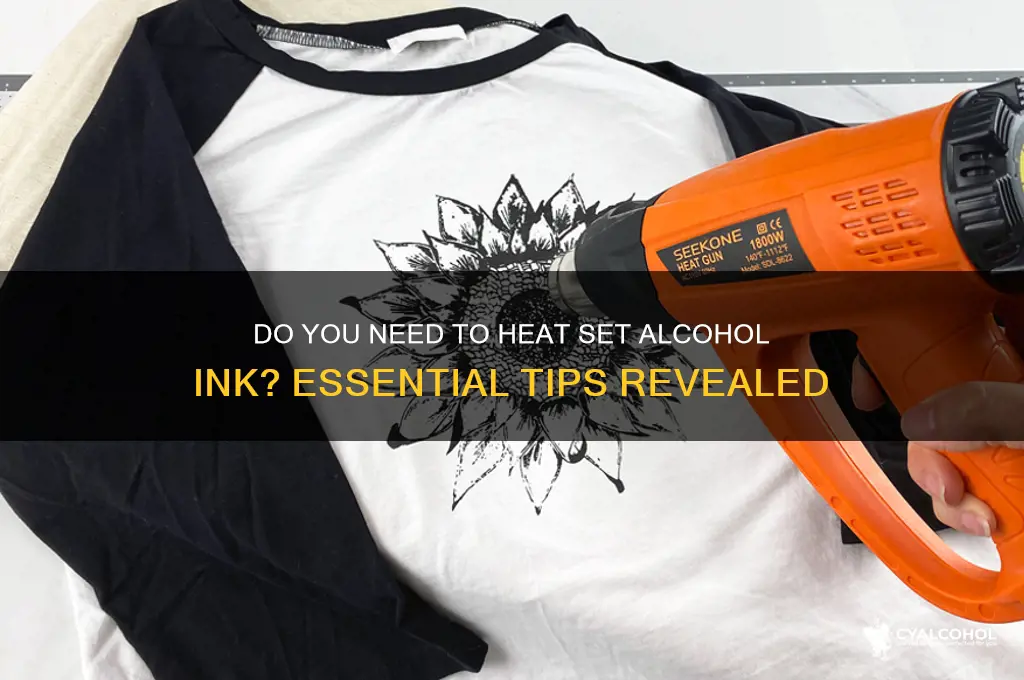 do you have ti heat set alcohol ink