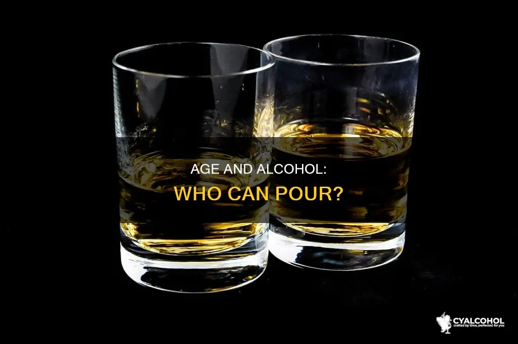 do you have to be 21 to pour alcohol