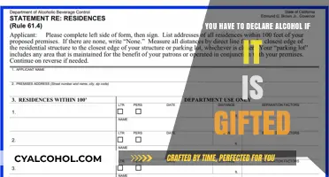 Declare Alcohol Gifts: When and Why?