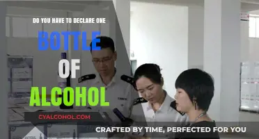 Customs and Alcohol: One Bottle, Declare or Not?