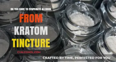 How to Make Kratom Tincture: Removing Alcohol