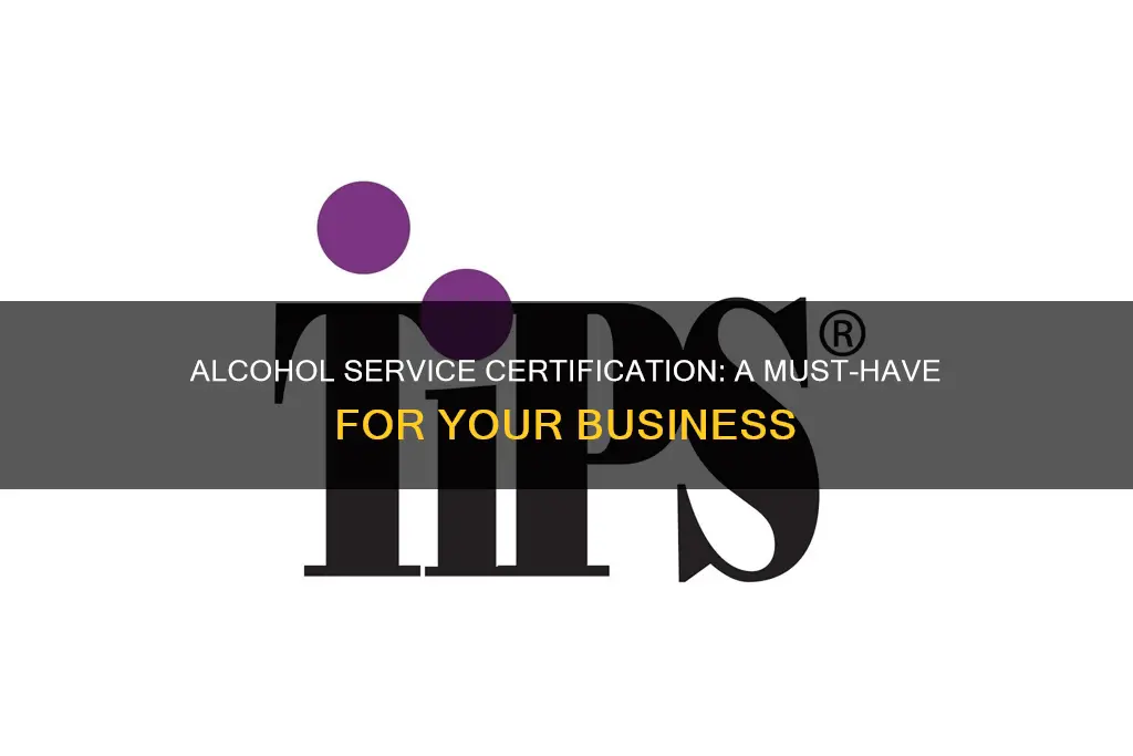do you have to have a tips alcohol certification