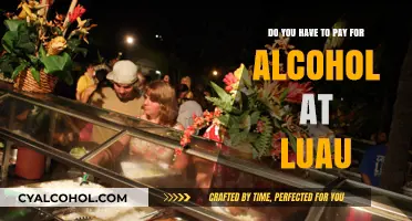 Alcohol at Luau: What's Included and What's Not