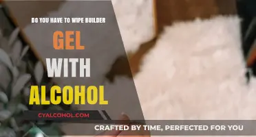 Why Wiping Builder Gel With Alcohol is Important