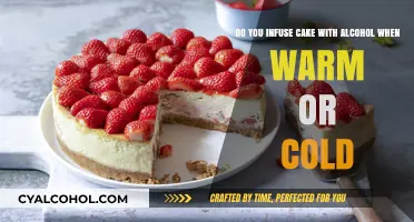 How to Infuse Alcohol into Cakes: Warm or Cold?