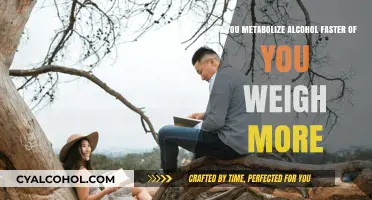 Weight and Alcohol Metabolism: A Faster Burn?