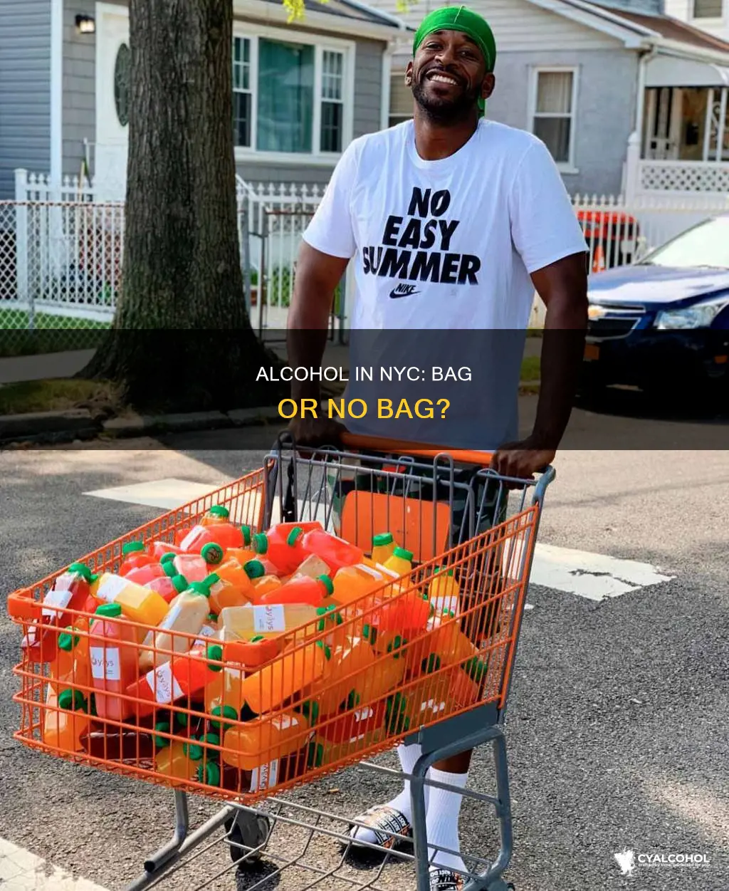 do you need a bag for alcohol in nyc