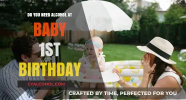 Celebrating Baby's First Birthday: Is Alcohol Necessary for the Party?