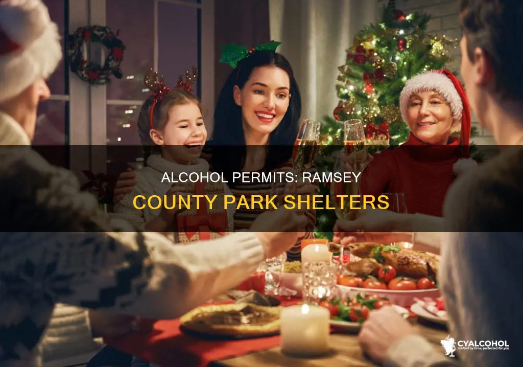 do you need alcohol permit for park shelters ramsey county