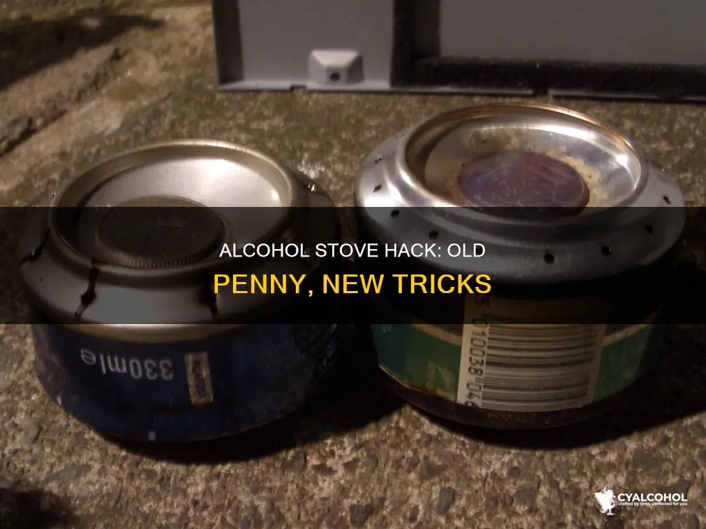 do you need an old penny for alcohol stove