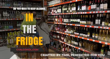 Alcohol Storage: Fridge or Not?