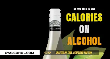 Should Alcohol Calories Be Listed? Exploring the Need for Transparency