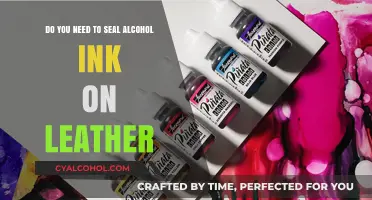 Sealing Alcohol Ink on Leather: Yes or No?