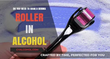 Derma Rolling: Alcohol Soak Needed?