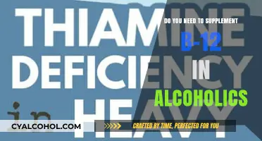 Alcoholics and B-12: The Need for Supplements