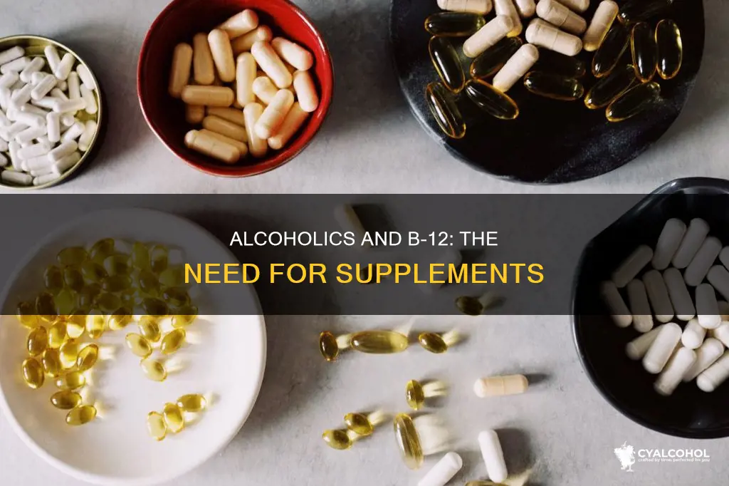 do you need to supplement b-12 in alcoholics