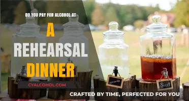 Who Pays for Alcohol at Rehearsal Dinners?