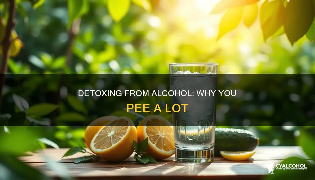 do you pee a lot when detoxing from alcohol