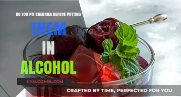 Pitting Cherries: Alcoholic Preservation