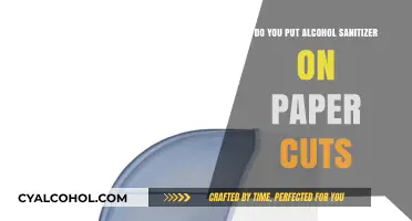 Should You Use Alcohol Sanitizer on Paper Cuts? Risks and Alternatives