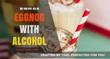 Should You Add Ice to Alcoholic Eggnog? A Chilling Debate