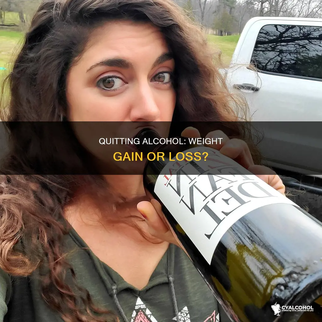 do you put on weight when you give up alcohol