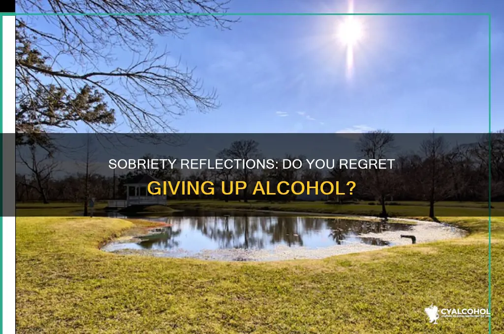 do you regret giving up alcohol