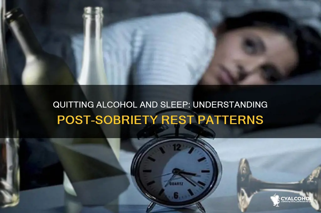 do you sleep a lot after quitting alcohol