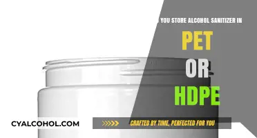 PET vs HDPE: Alcohol Sanitizer Storage