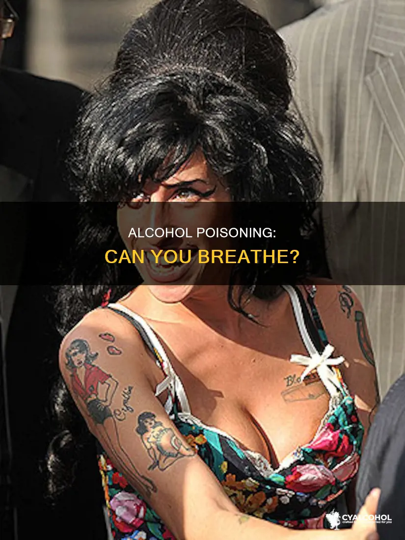 do you suffacate when you die from alcohol poisoning