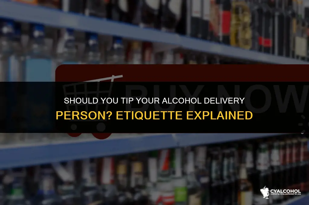 do you tip alcohol delivery