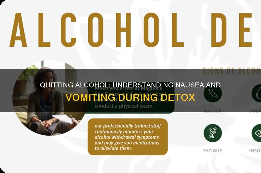 do you vomit when trying to quit alcohol