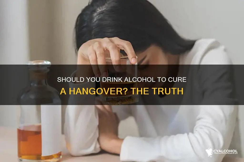 do you withdraw alcohol when hungover