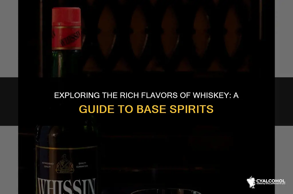 do your whiskey base alcohol