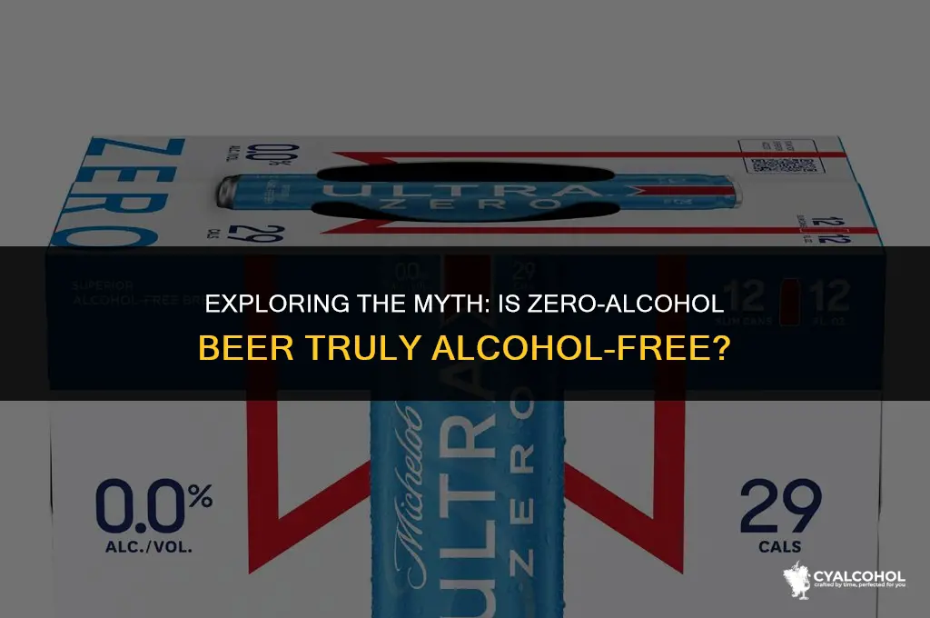 does 0 alcohol have alcohol