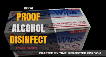 Proof of Disinfection: Does 100 Proof Alcohol Measure Up?