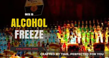 Will 15% Alcohol Freeze? Exploring the Science Behind It