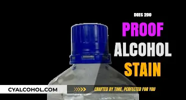 Unveiling the Truth: Does 200 Proof Alcohol Leave Stains?