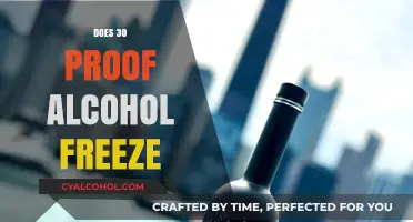 Chilling Truths: The Freezing Point of 30 Proof Alcohol Explained