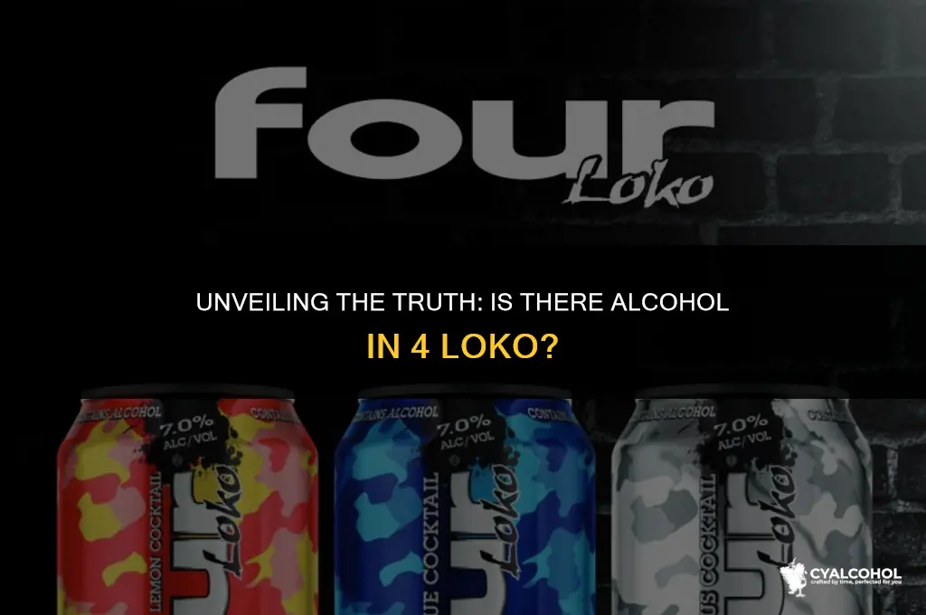 does 4 loko have alcohol